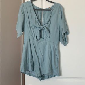 Blue romper